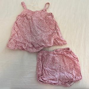Pink toddler girl set 18 months